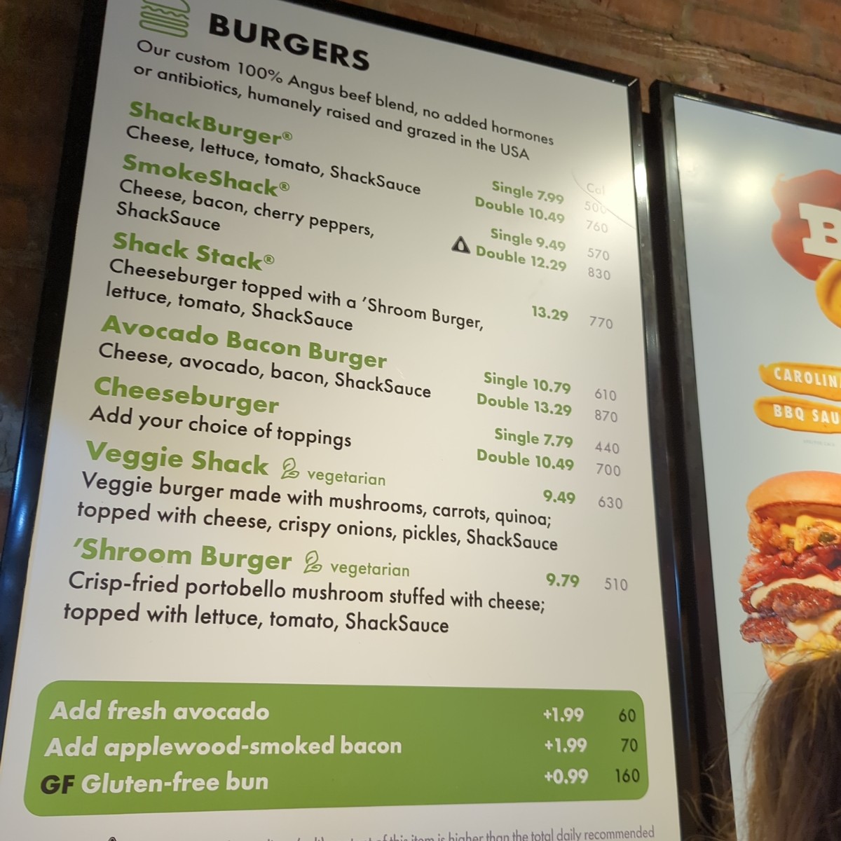 Menu image of Shake Shack Dumbo: Burgers menu shot by Geonamiable
