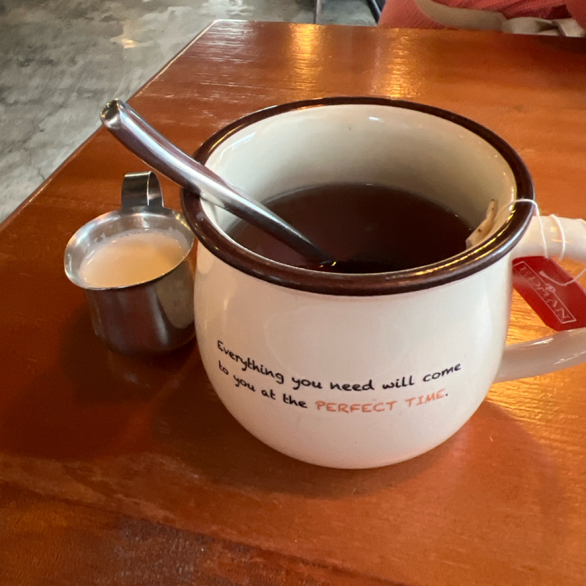 Second Floor 貳樓 高雄SKM Park店 的餐點圖片：熱奶茶 由FunnyLemon 七逃檸檬  拍攝