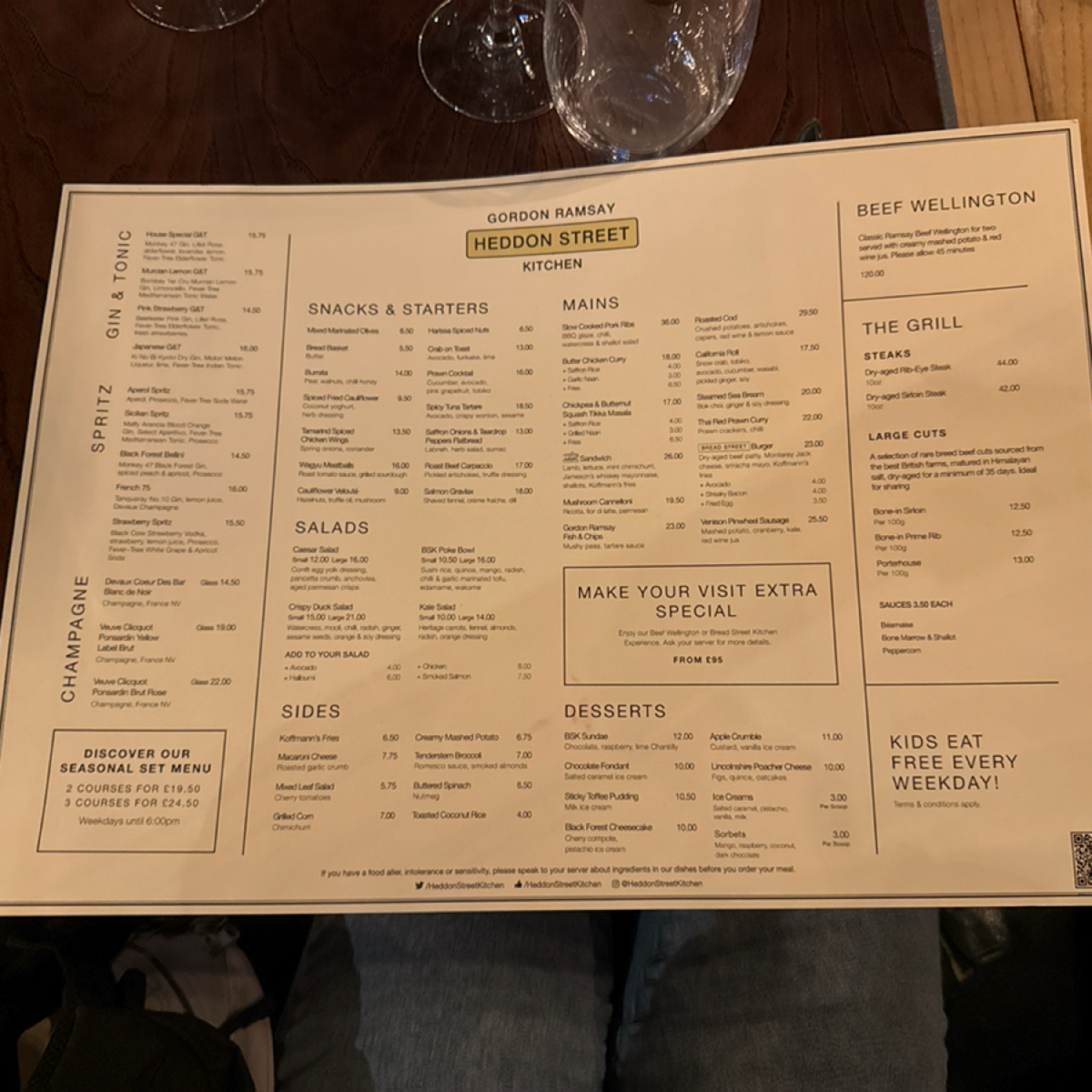 Menu image of Heddon Street Kitchen: 菜單 shot by alina