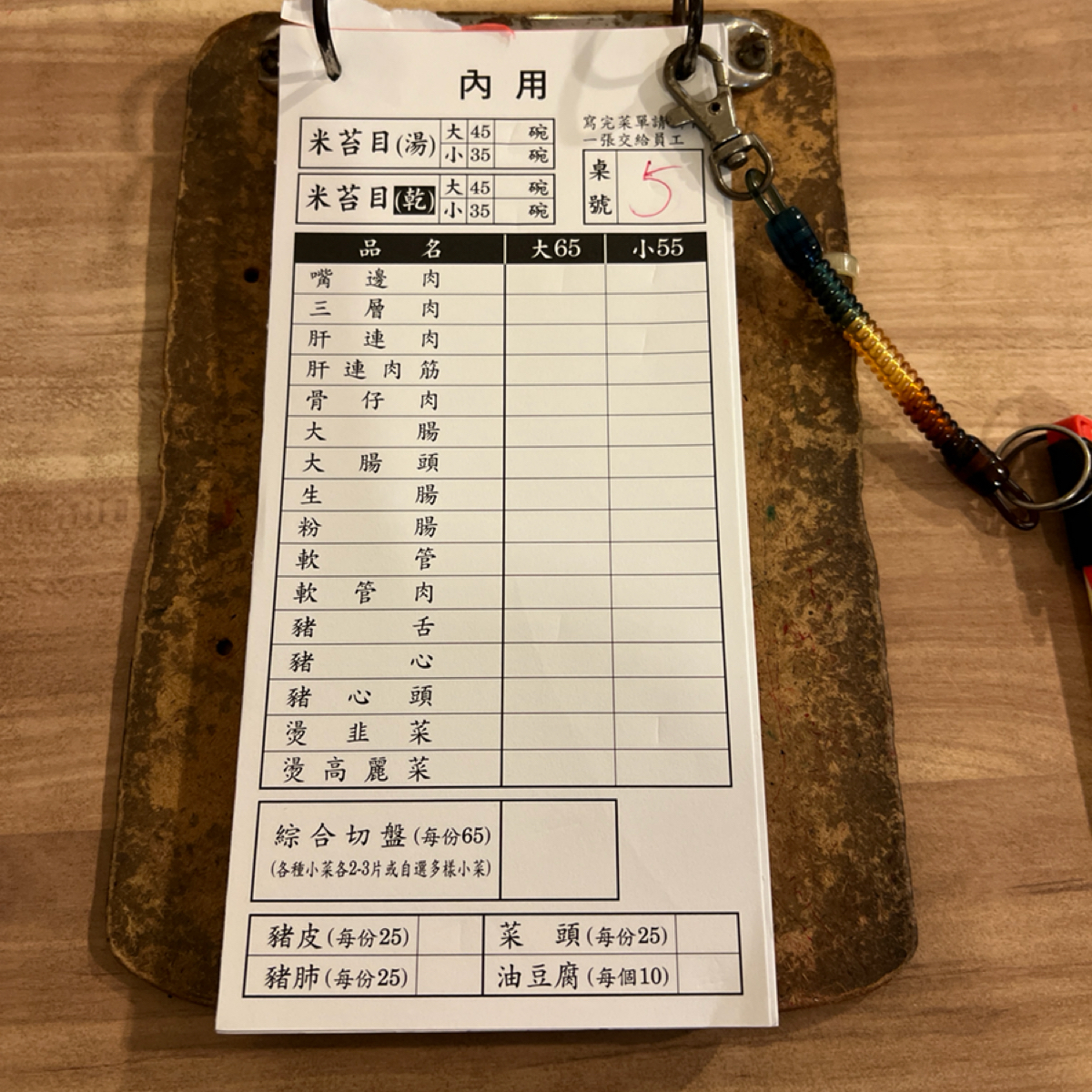 Menu image of 永樂米苔目:  shot by Will