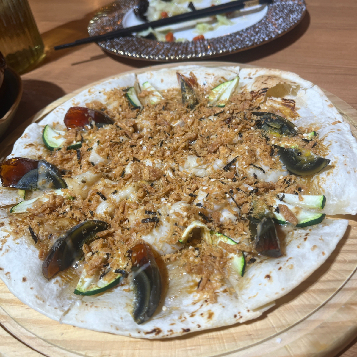 斐得蔬食 花巷疏香樓 のレストランの写真：松花皮蛋脆脆鬆 byQoo 