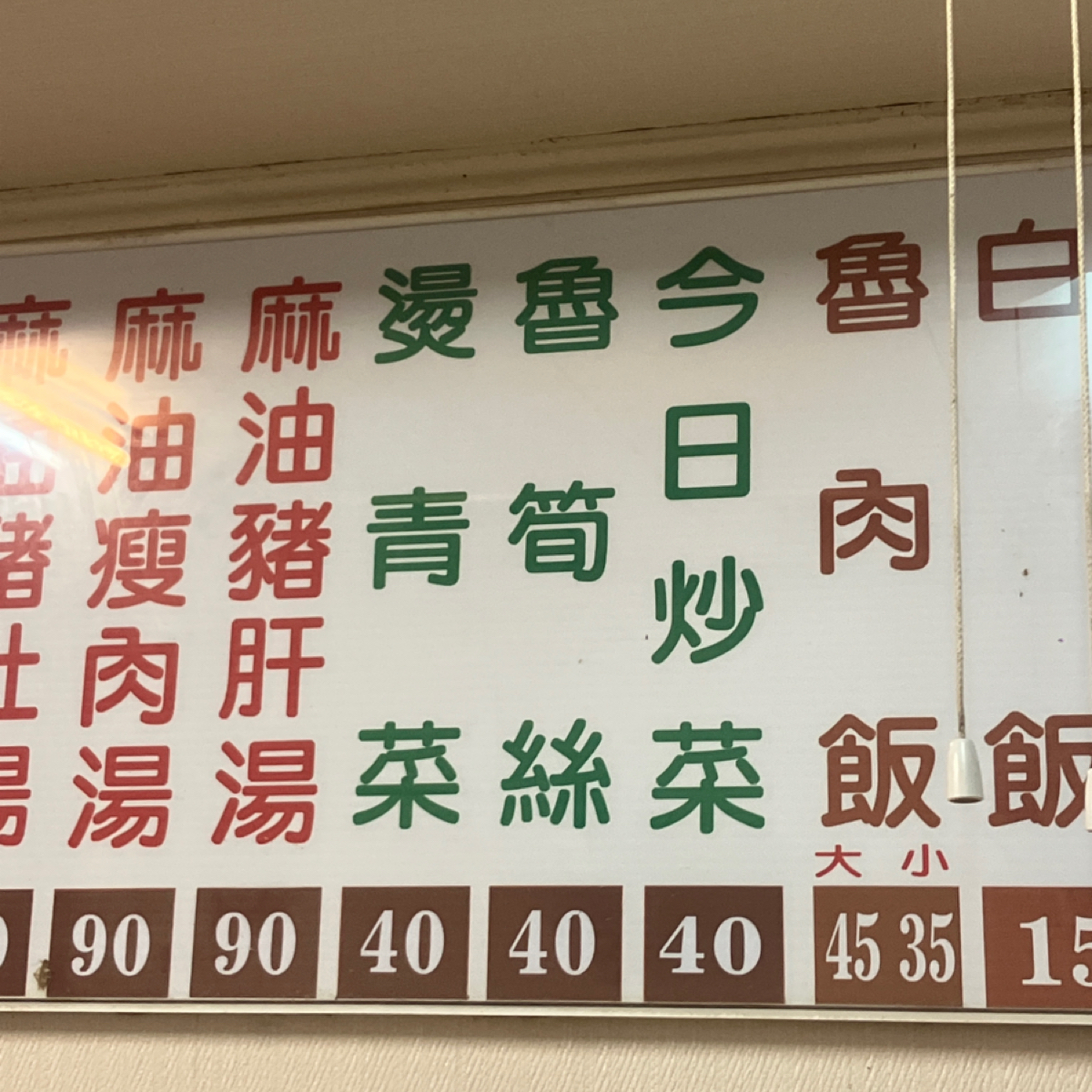 Menu image of 施家麻油腰花:  shot by Glen