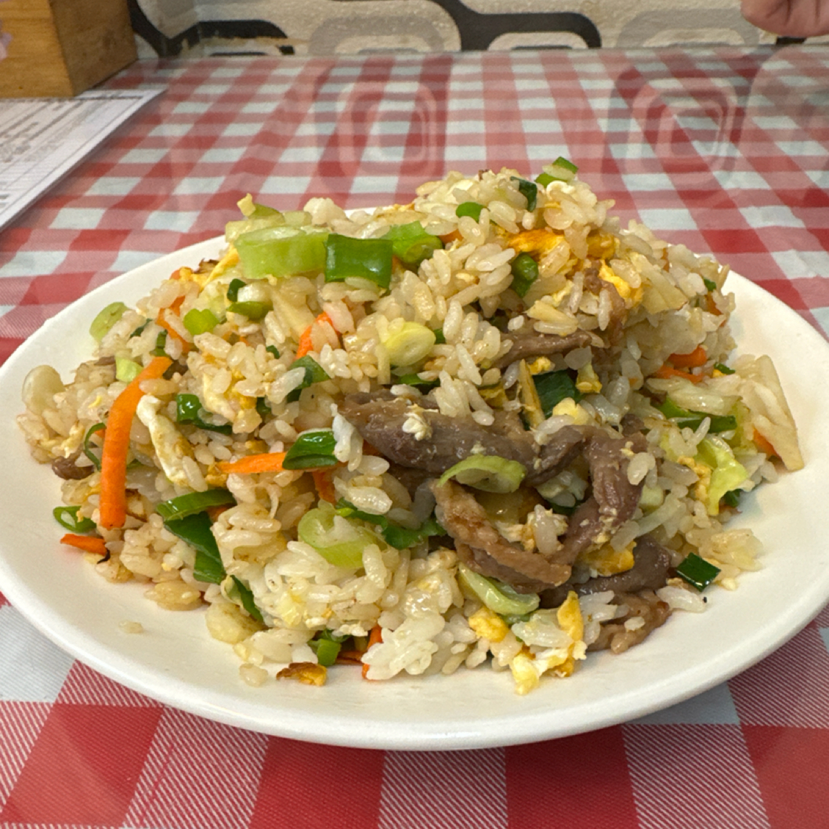 埔頂飯麵小館 のレストランの写真：羊肉炒飯 by以樣 