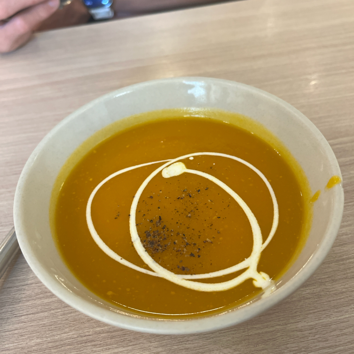 Meal image of 在廚房蔬食料理: 南瓜濃湯 shot by Qoo