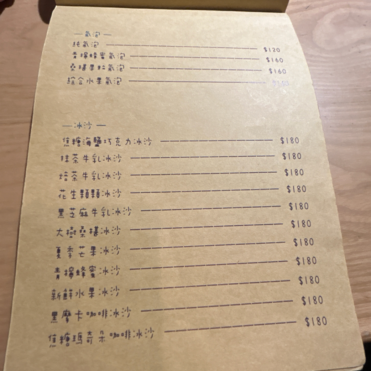 小稻甜 Cafe 的菜單圖片： 由1薇ᯅ̈  拍攝