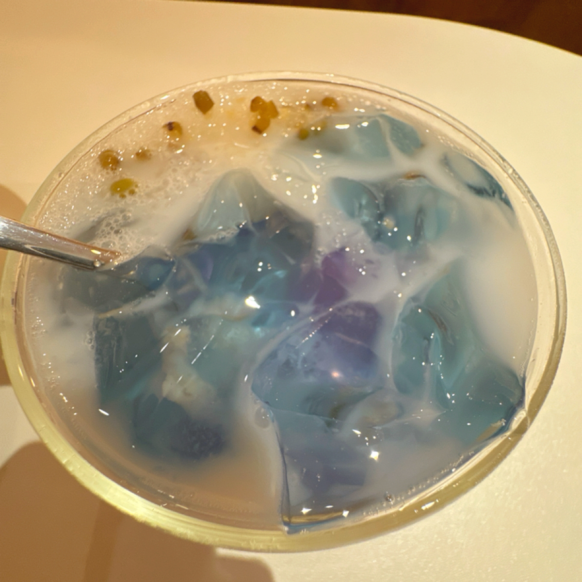 Meal image of 豆來重慶冰粉: 蝶豆花冰粉 shot by 跟著小胖吃胖胖
