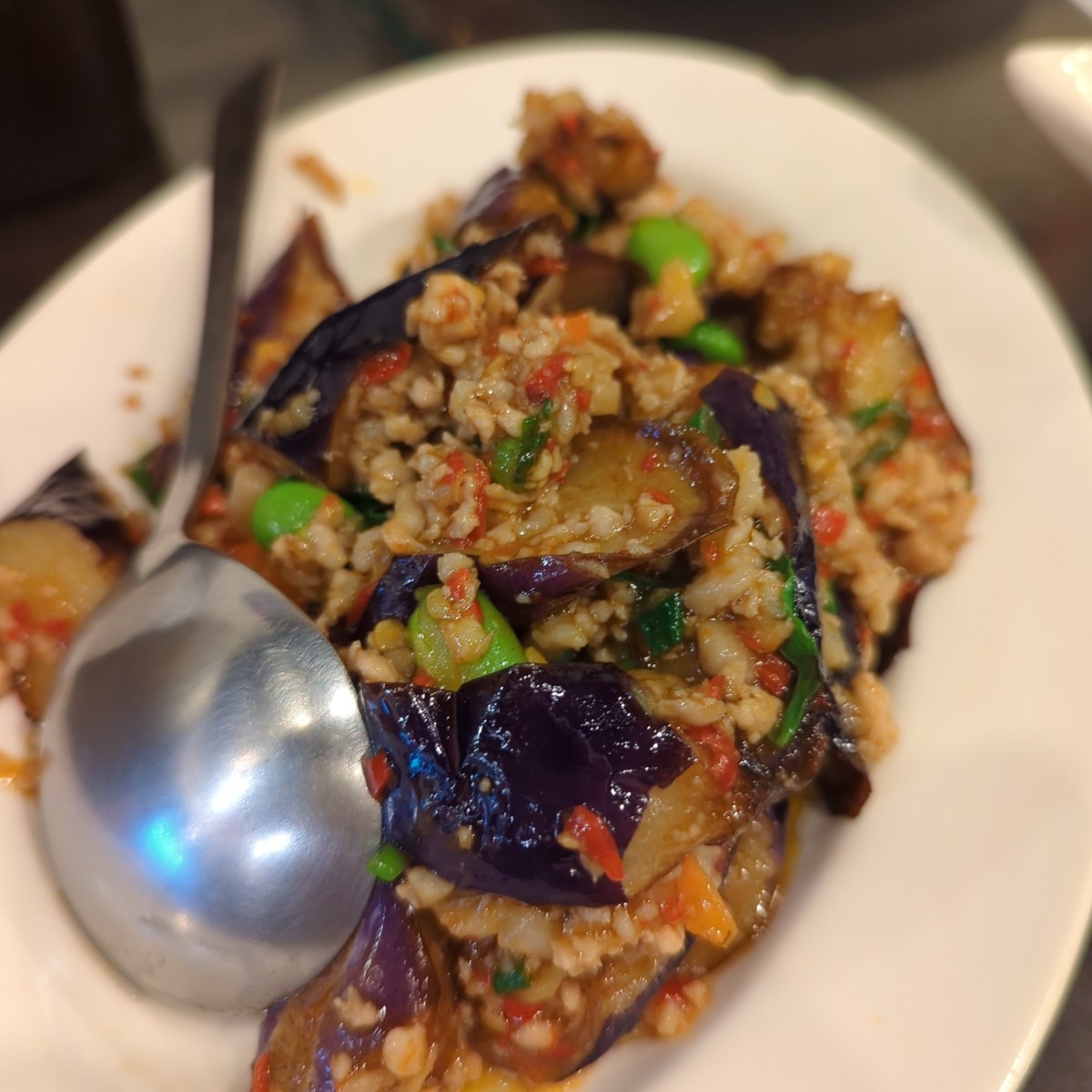 泰源中泰料理 のレストランの写真：🥩香辣茄子 小 $149
這道菜是最後第二道上的(最後一倒是湯品)可惜朋友都已經吃飽，所以品嘗的人 by美食玩很大 