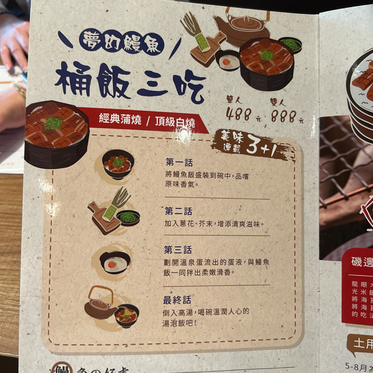 大江戶町 鰻屋 公益店 的菜單圖片： 由Kevin 拍攝
