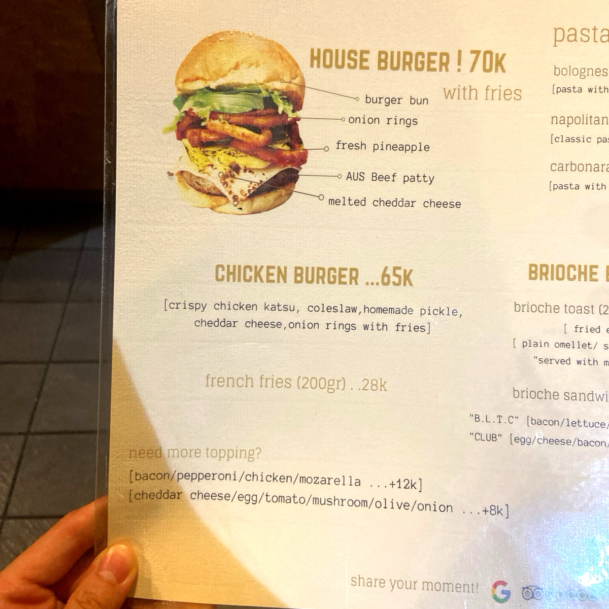 Menu image of Shinta Warung:  shot by 每個人都在找他的貓
