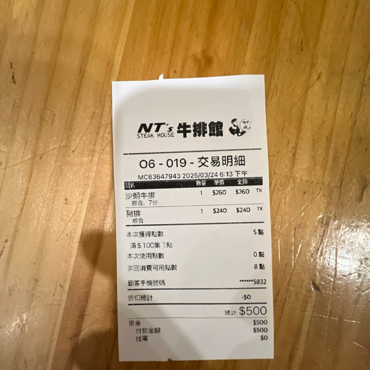 Menu image of NT牛排:  shot by LESTER