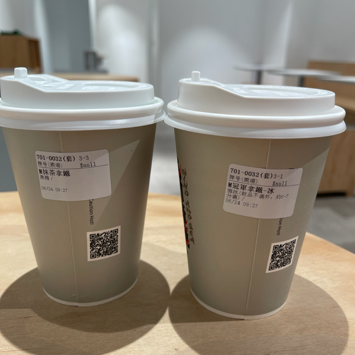 CAFE!N 硬咖啡 中和景安店 のレストランの写真：抹茶拿鐵跟冠軍拿鐵 bySunny 