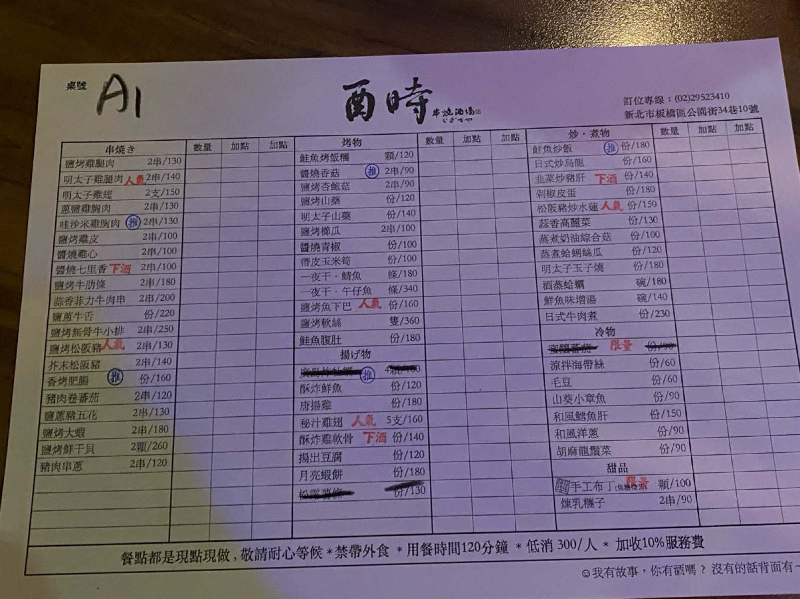 酉時串燒·酒場いざかや のメニューの写真： by阿鈴s食 