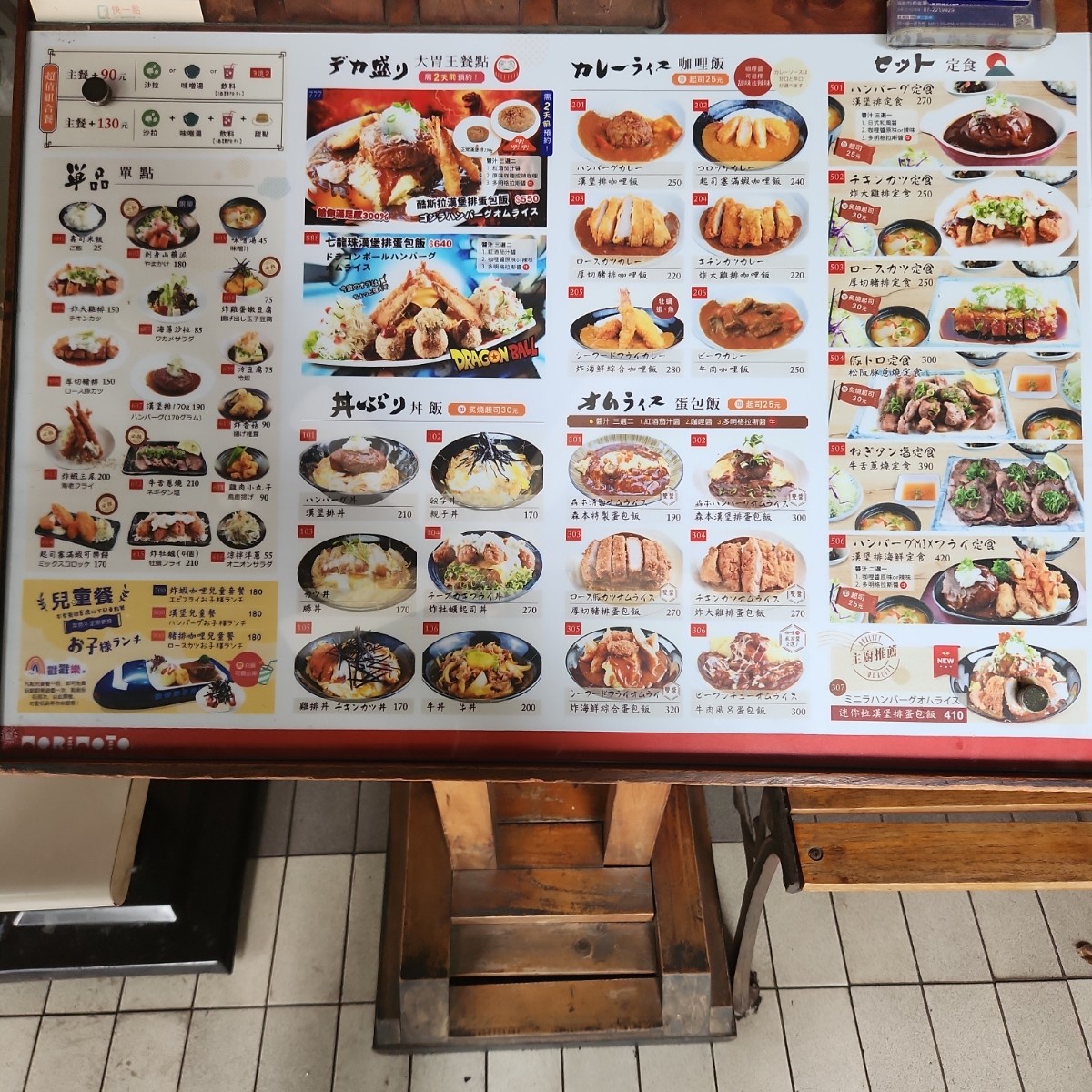 森本日式和風洋食堂 のメニューの写真： by好吃懶惰 