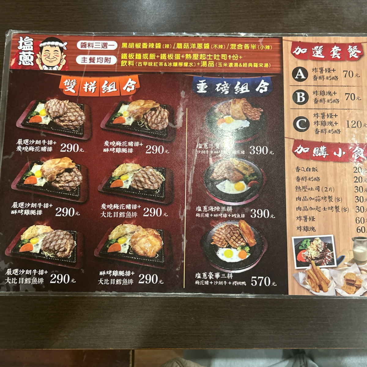 Menu image of 塩蔥炭燒牛排:  shot by Shiny