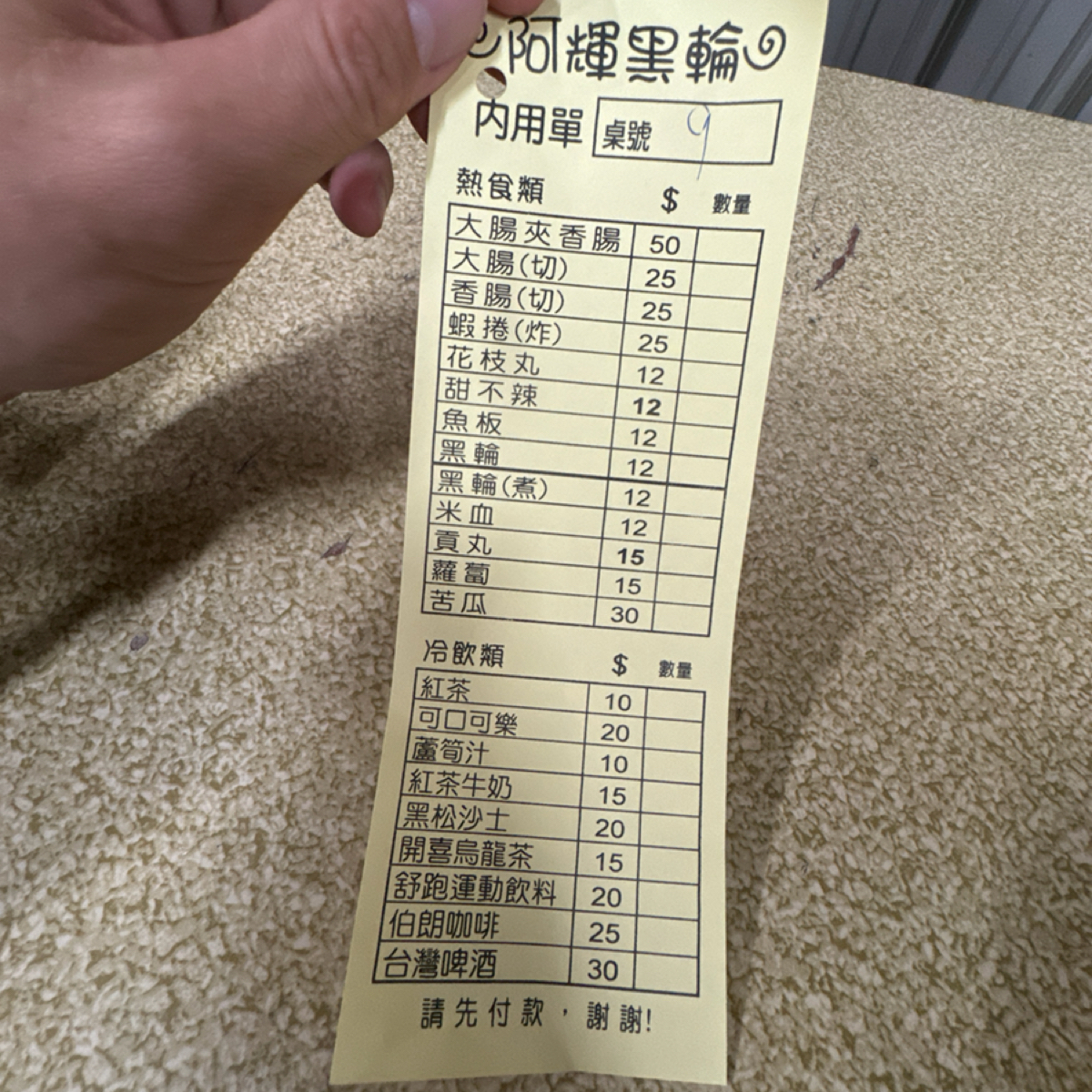 阿輝黑輪 のメニューの写真： by三口元 