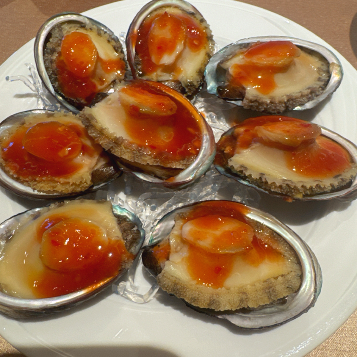 Meal image of 禧粵樓中餐廳: 五味九孔 shot by 跟著小胖吃胖胖