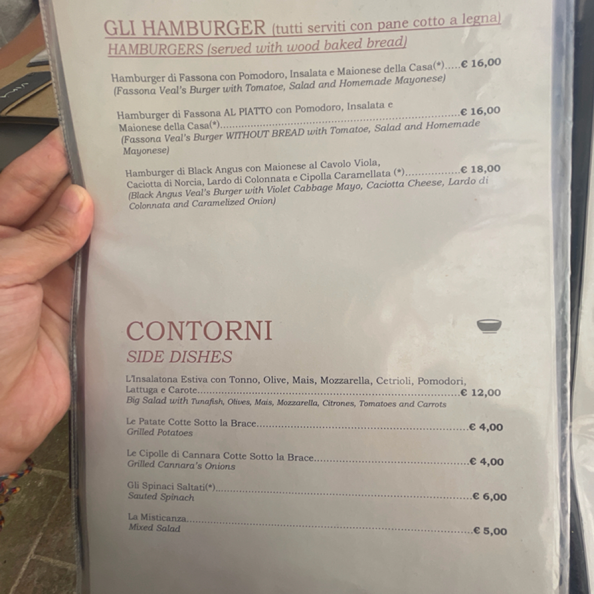 Menu image of La Fortezza Restaurant:  shot by 乃子過日子