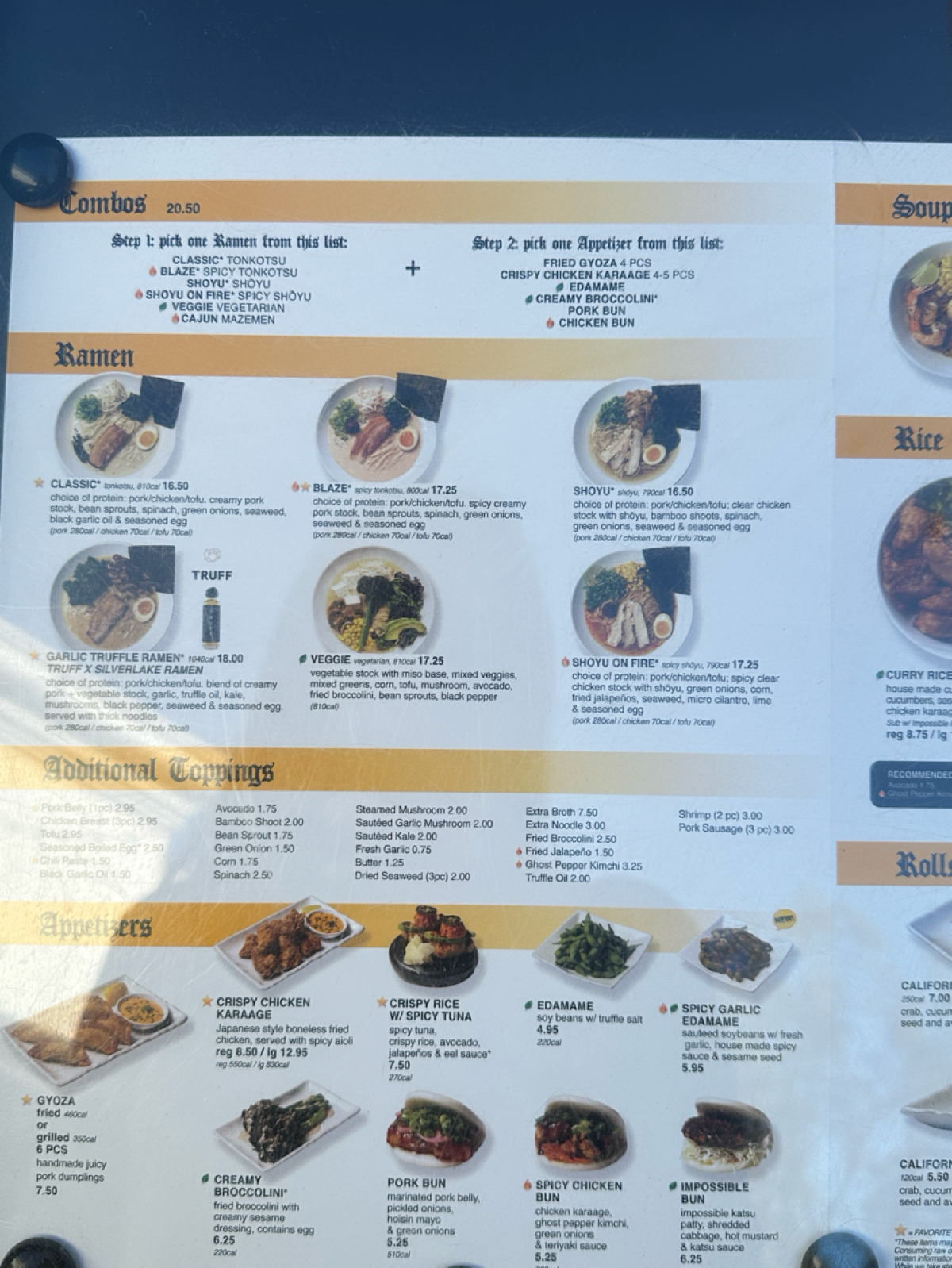 Menu image of Silverlake Ramen - Huntington Beach:  shot by DeniseWang