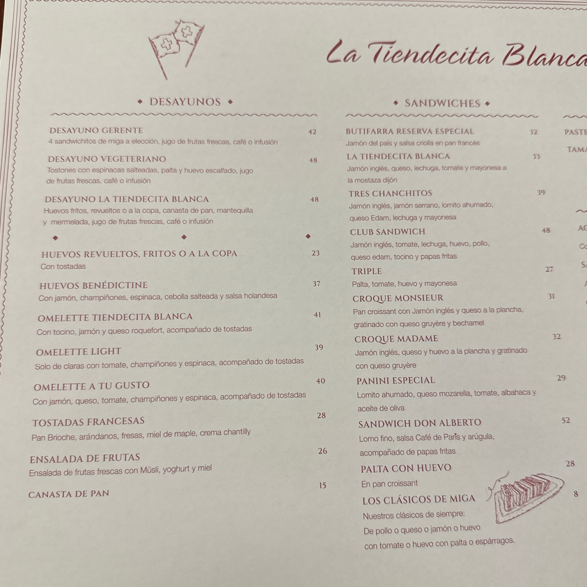Menu image of La tiendecita blanca :  shot by DeniseWang