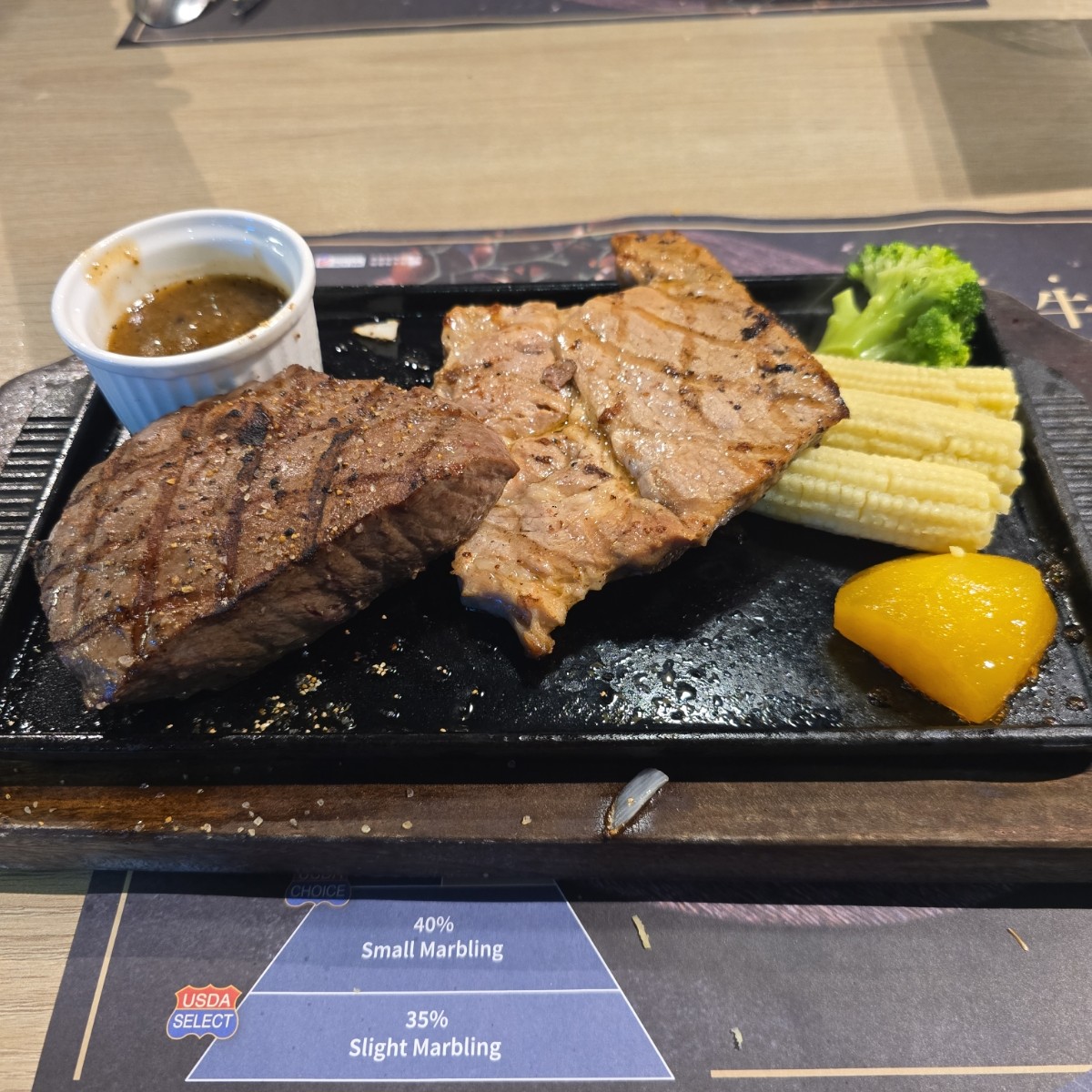 Meal image of 瀧厚炙燒熟成牛排 台北南港店: 老饕菲力贈豬排 shot by 永遠的新手