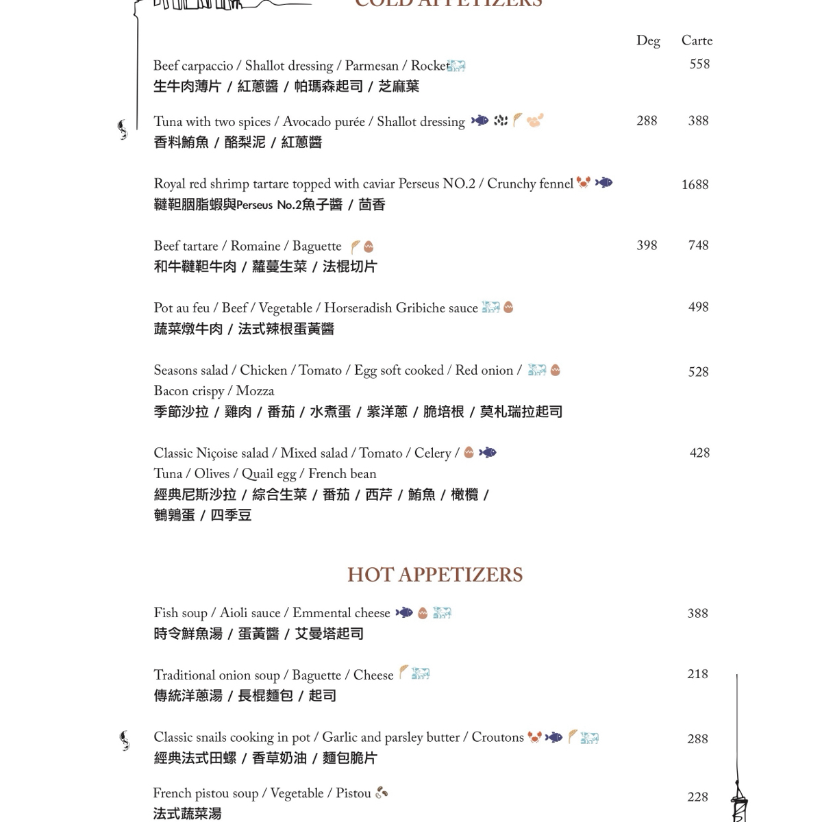 Menu image of Seasons by olivier e.:  shot by 吃貨想自由