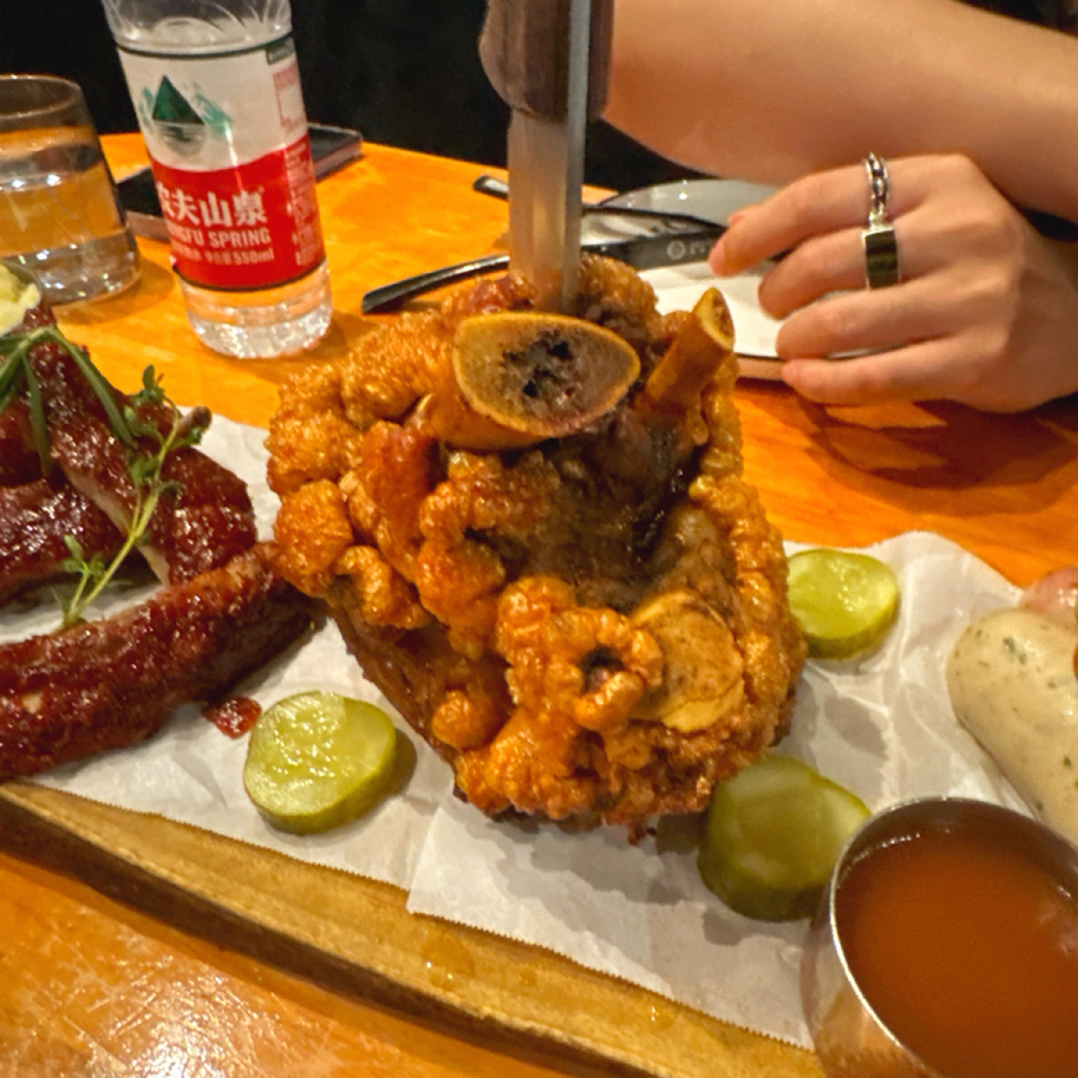 Meal image of haxnbauer海森堡德国餐厅 (长泰广场店): 炸豬手 shot by 不能被老婆發現