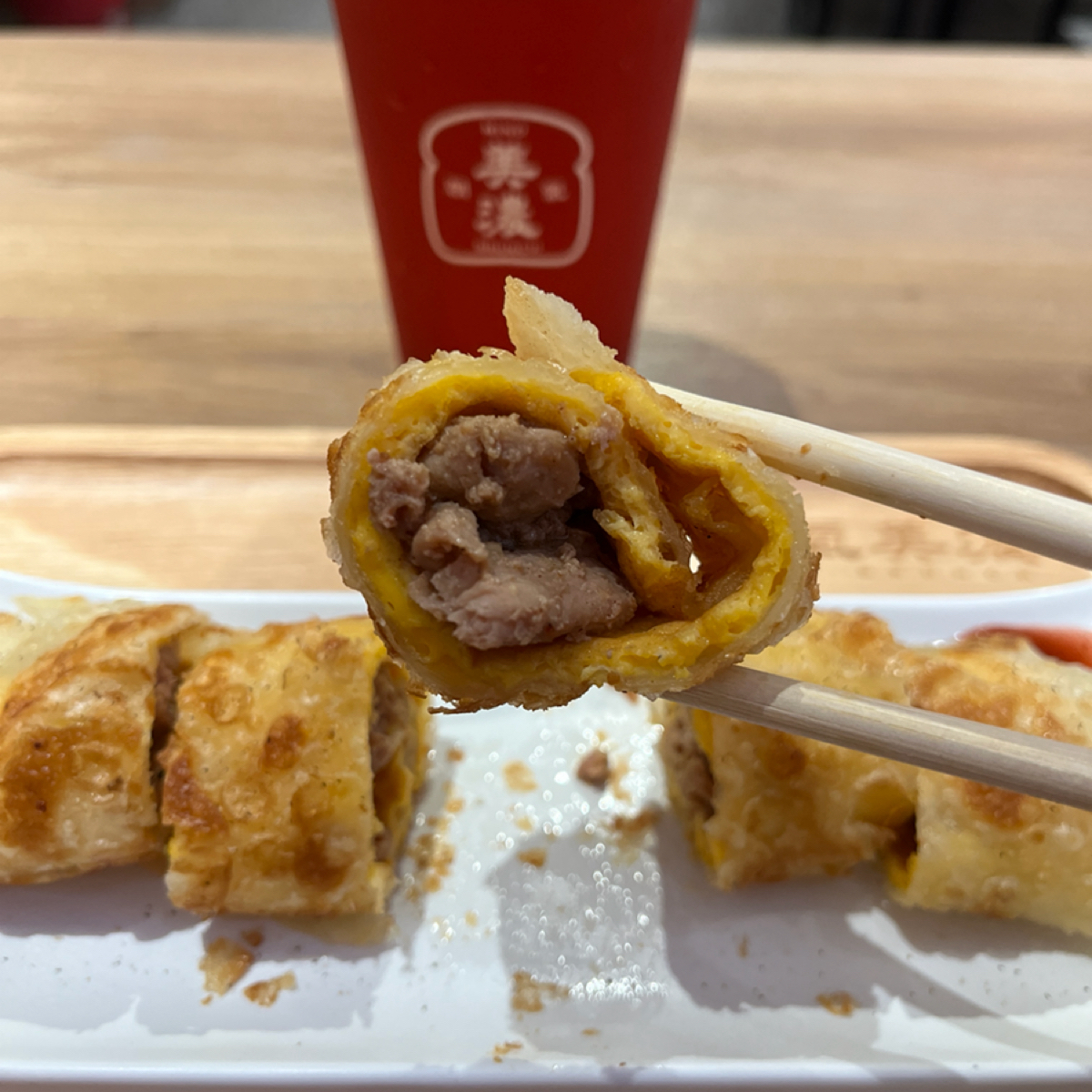 Meal image of 朝氣美濃商行 台北永春店:  shot by 魚丸