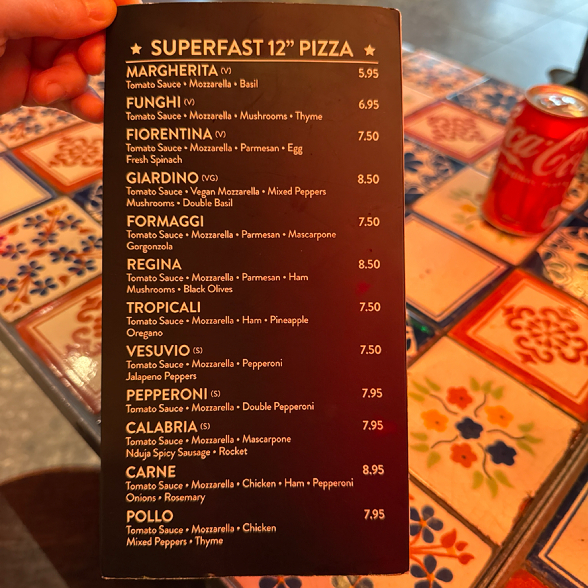Pizza Union King’s Cross  的菜單圖片： 由alina 拍攝