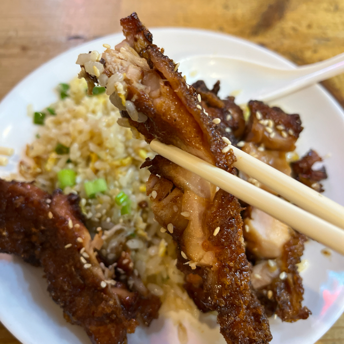 Meal image of 明吉小館: 醬烤雞腿 shot by 珍珠奶綠