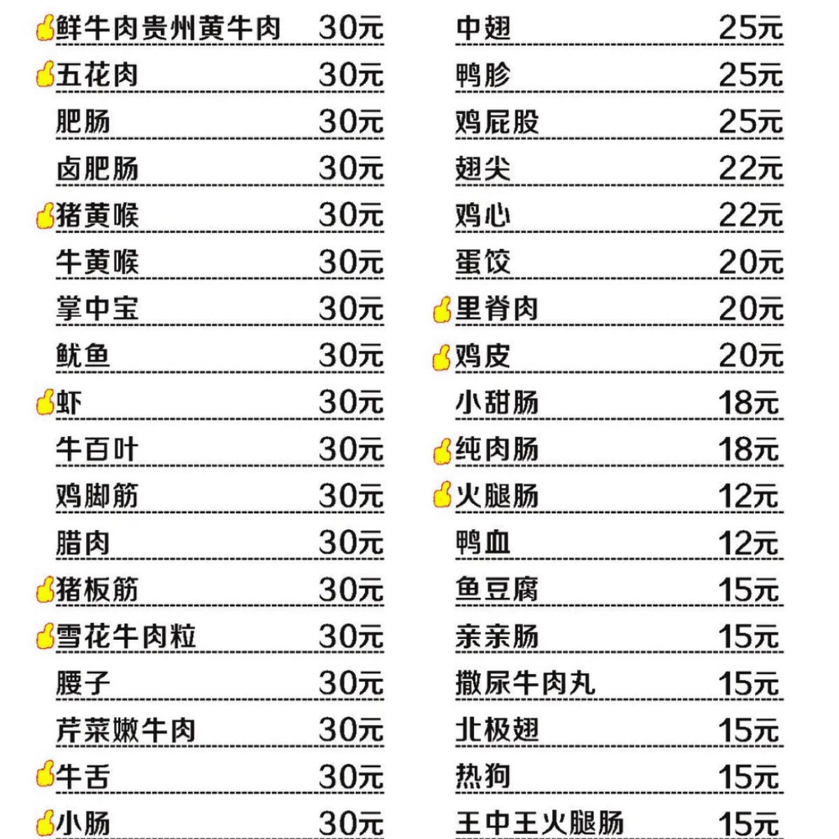 Menu image of 辣貴州總店:  shot by 不能被老婆發現
