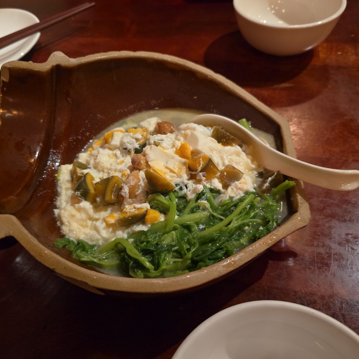 Meal image of 青樓中式餐酒館: 金銀蛋莧菜 shot by 永遠的新手