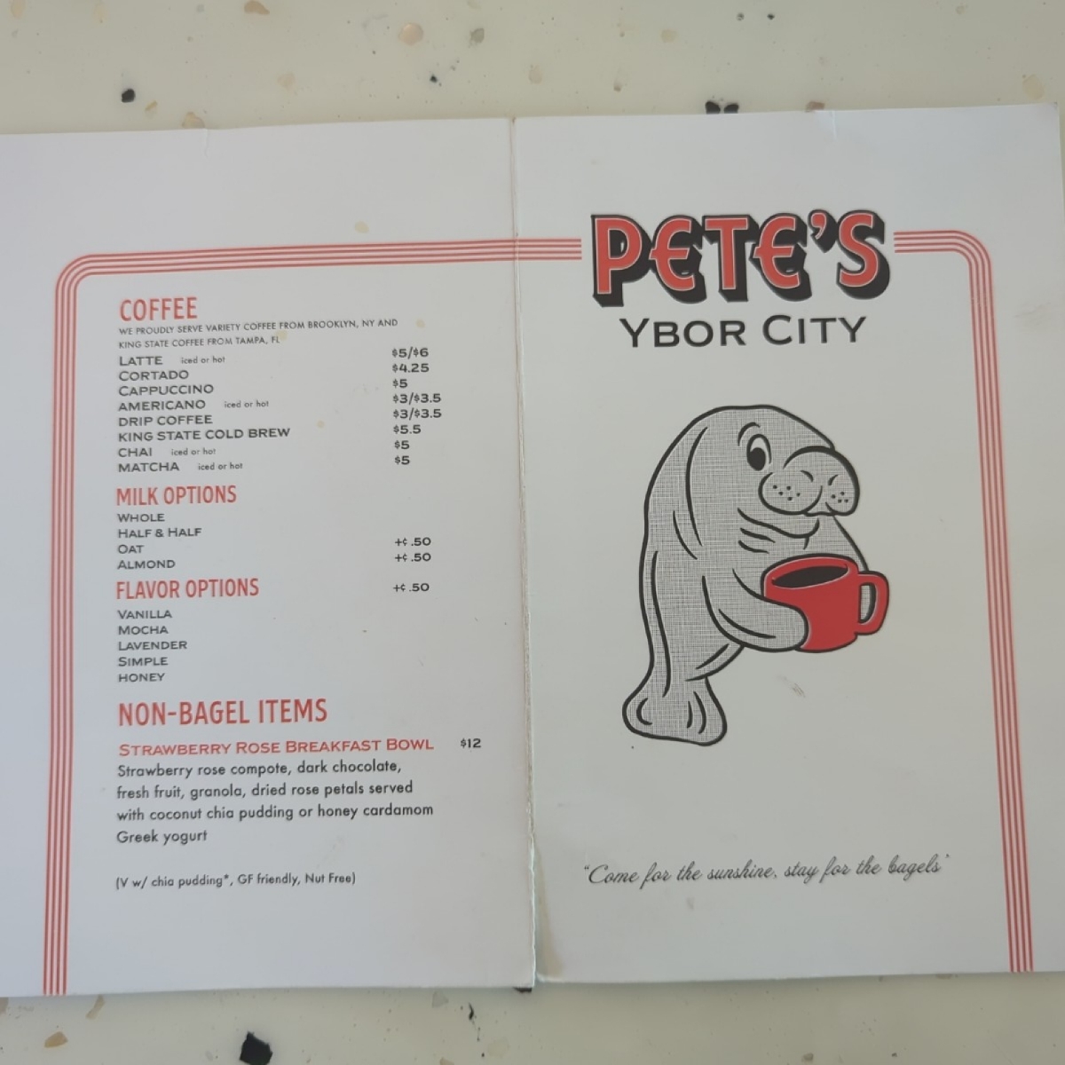 Pete&#39;s Bagels のメニューの写真： by09tj09 