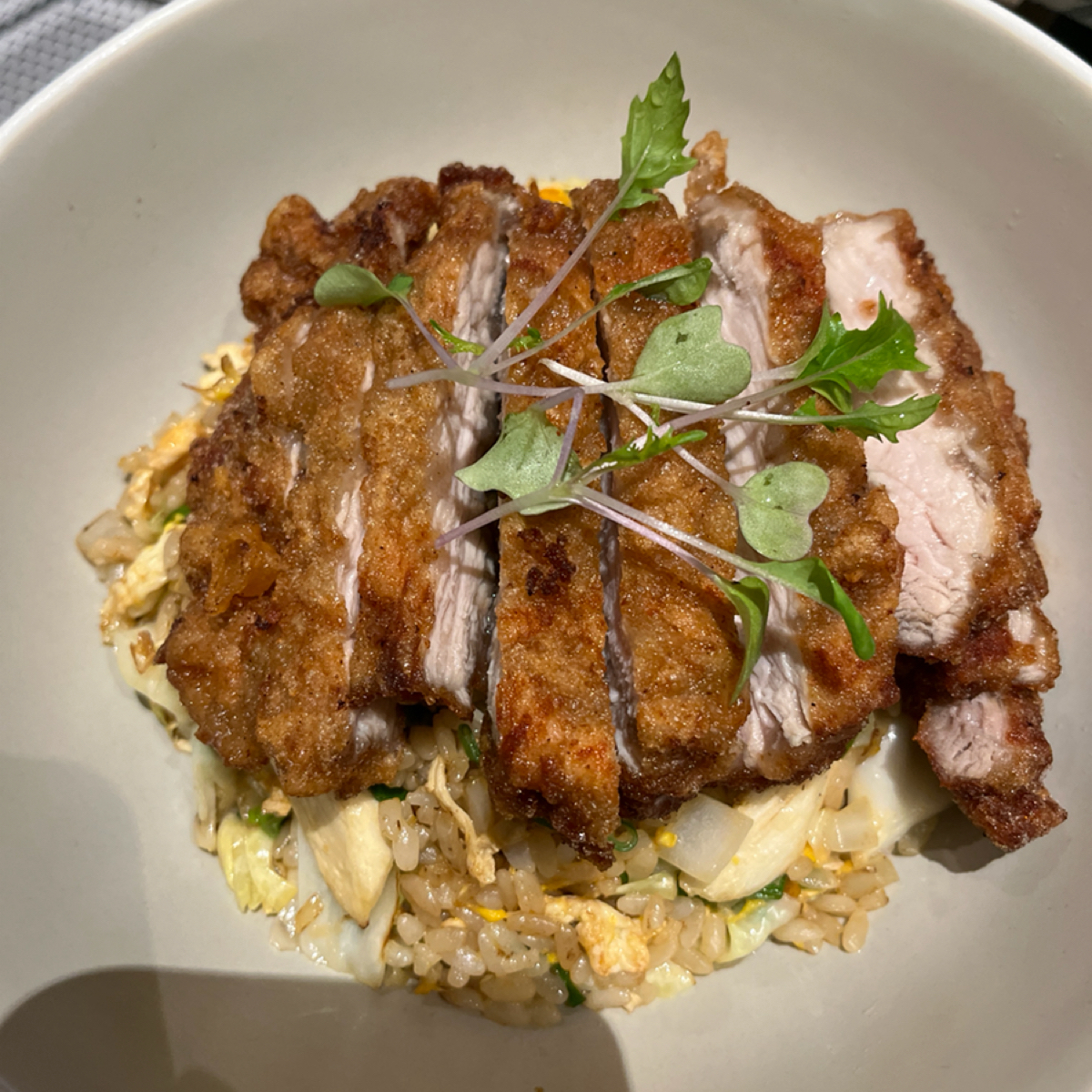 Meal image of 心潮飯店 SINCHAO RICE SHOPPE: 厚炸排骨菜香炒飯$450 shot by 珍珠奶綠