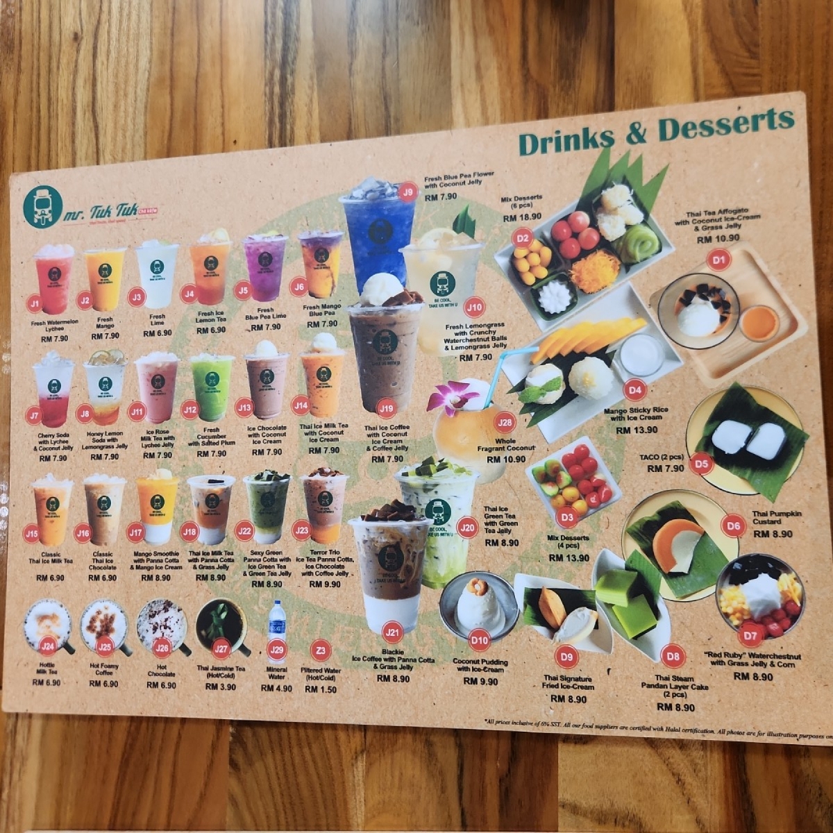 Menu image of Mr Tuk Tuk @ Tropicana Gardens Mall:  shot by blacktaiko
