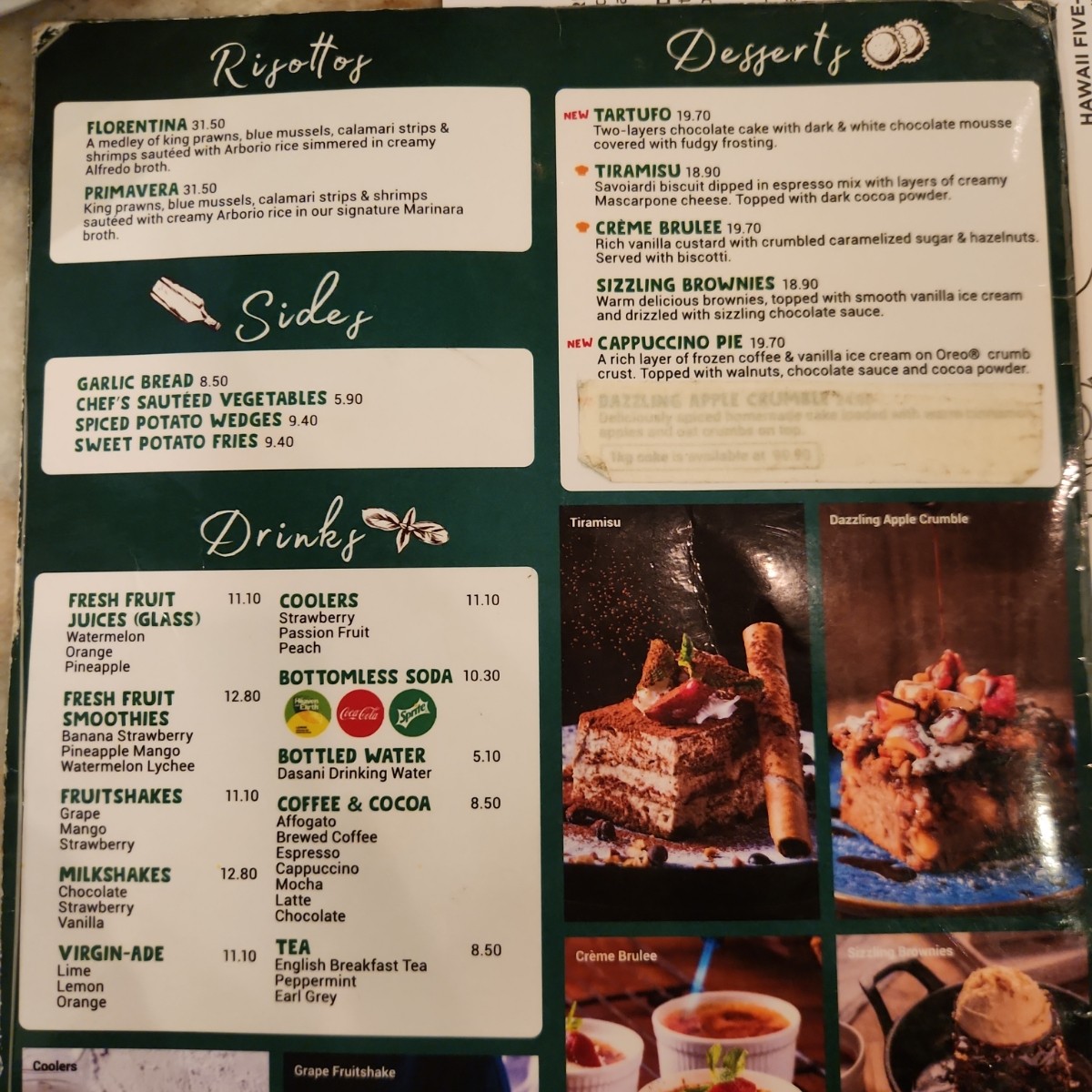 Menu image of Italiannies @Curve:  shot by blacktaiko