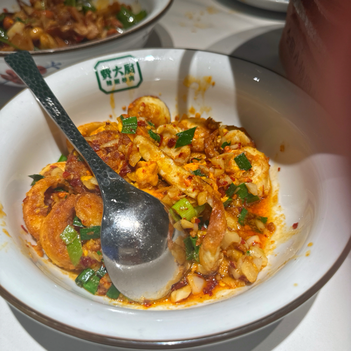 Meal image of 费大厨辣椒炒肉 长泰广场店: 金錢蛋 shot by 不能被老婆發現