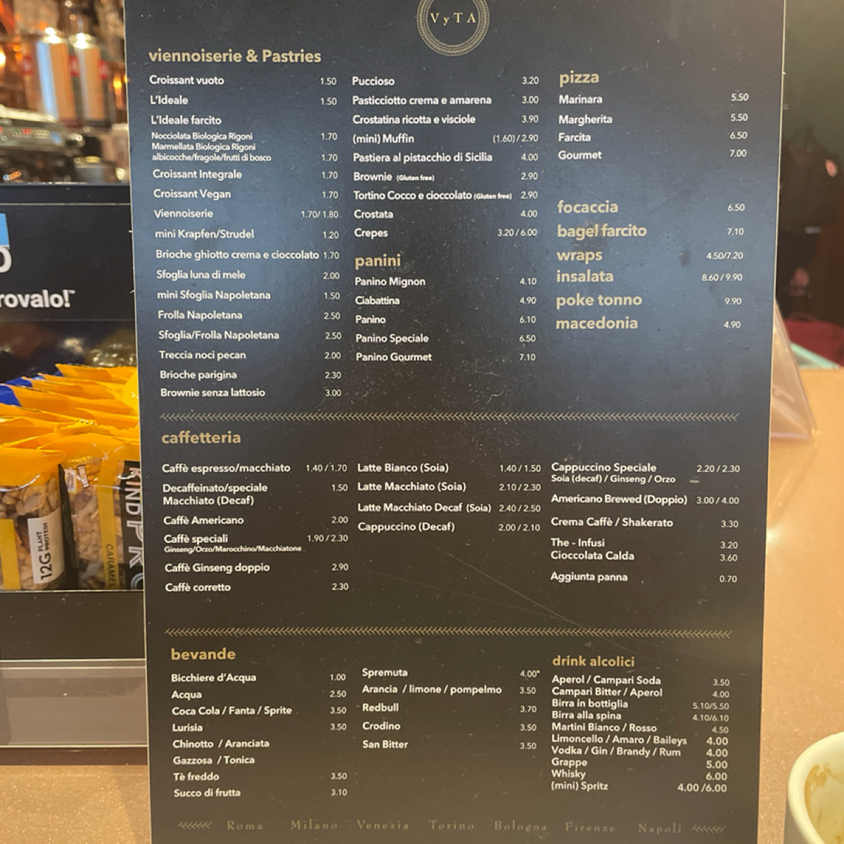 Menu image of VyTA Santa Margherita: 菜單 shot by 乃子過日子