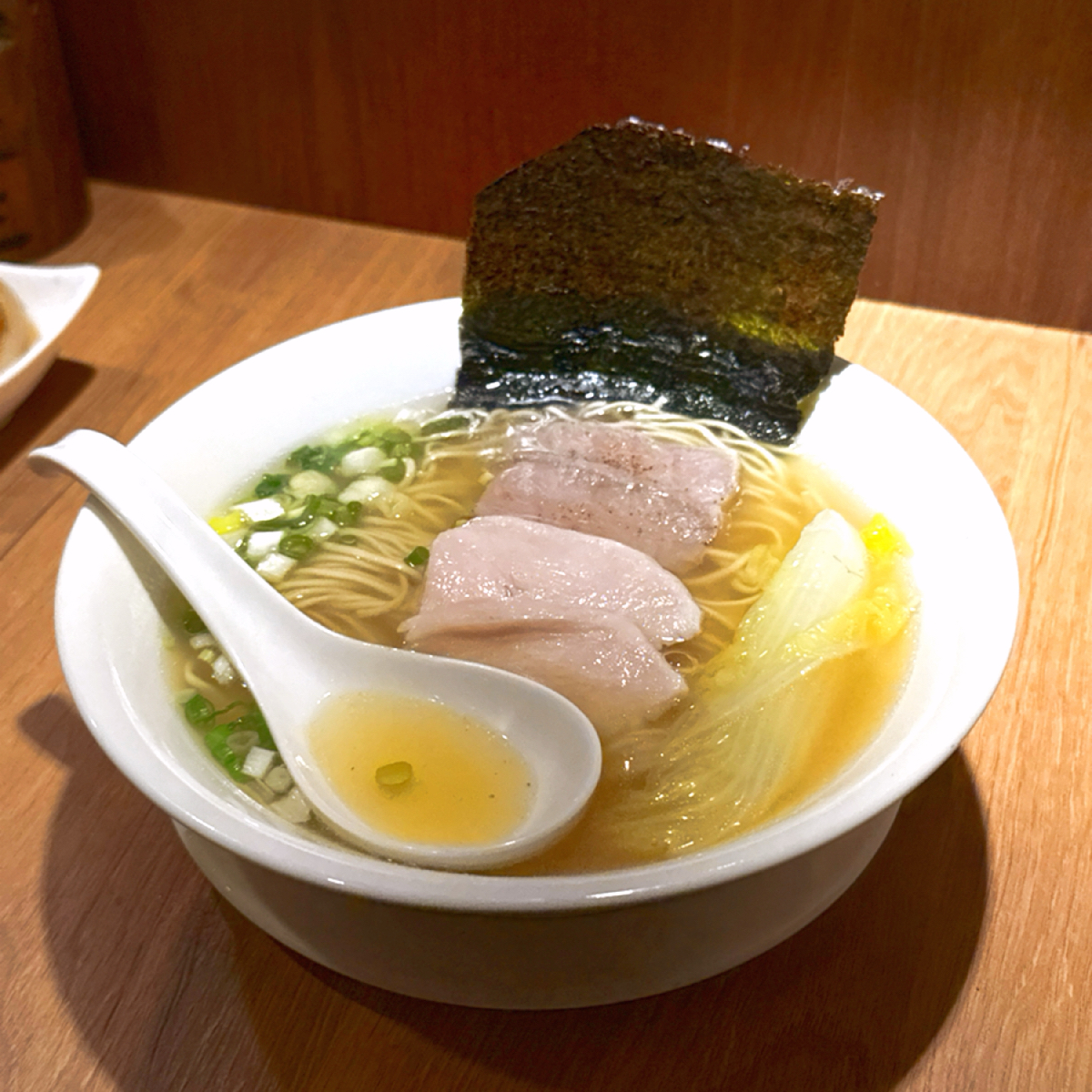 長生塩人 北投車站 のレストランの写真：鹽味拉麵（$160）豪億製麵 byAna 