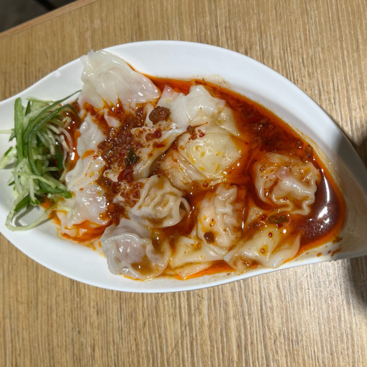 Meal image of 朱記餡餅粥店 大葉高島屋店: 紅油抄手$130 shot by 珍珠奶綠