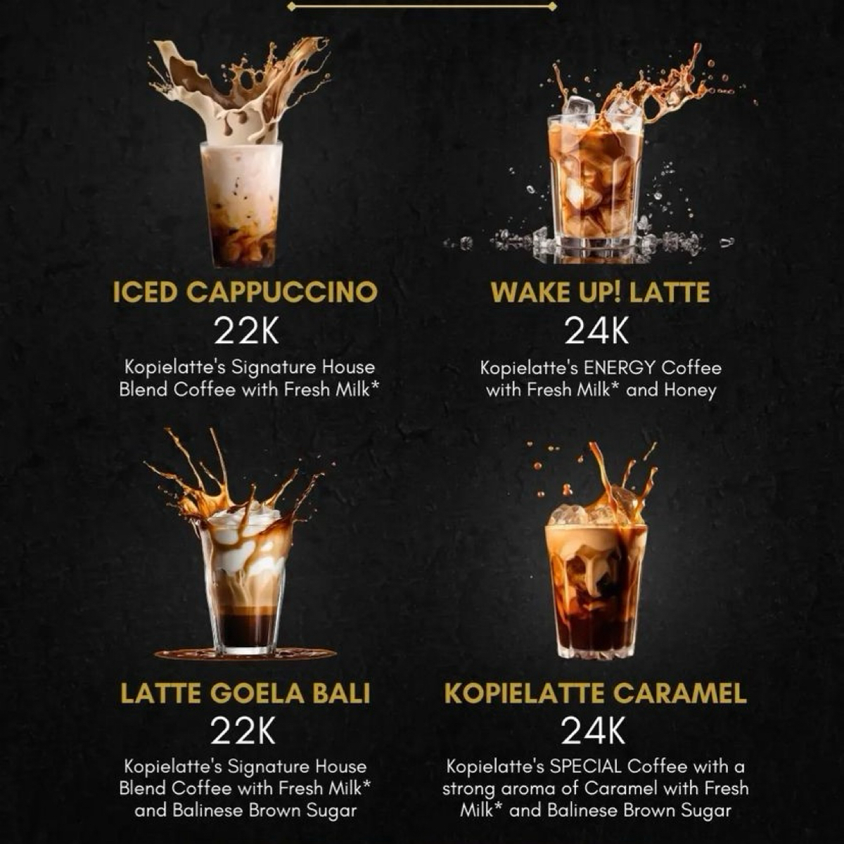 Kopielatte Coffee &amp; Pie Latte  Bali のメニューの写真： by每個人都在找他的貓 