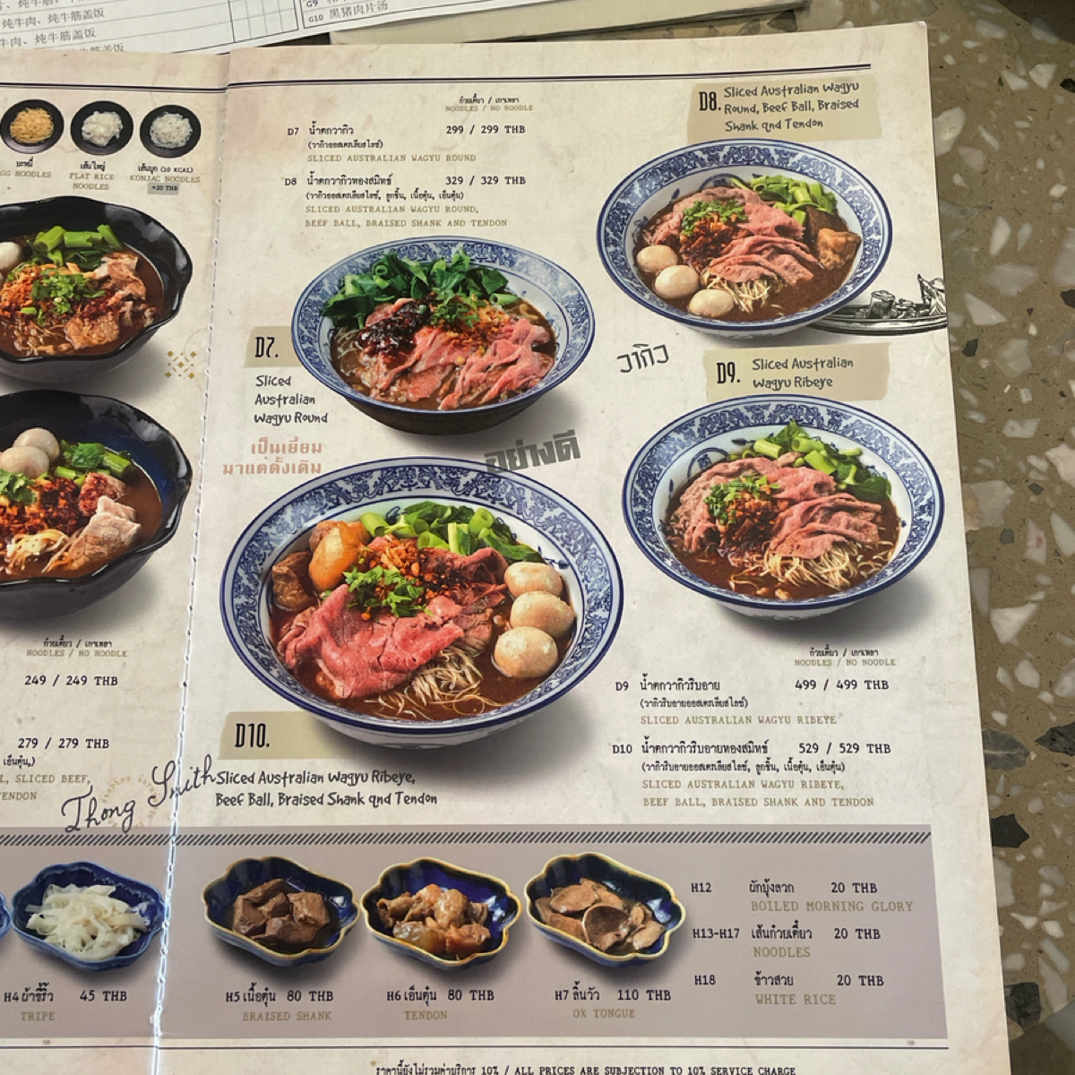 Menu image of Thong Smith Ari: 高級牛肉區 shot by 小藍的美食心得報告