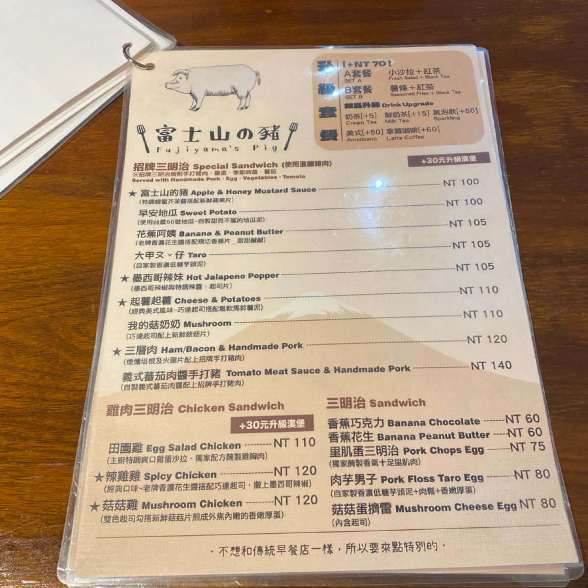 富士山の豬 板橋店 的菜單圖片： 由阿鈴s食 拍攝