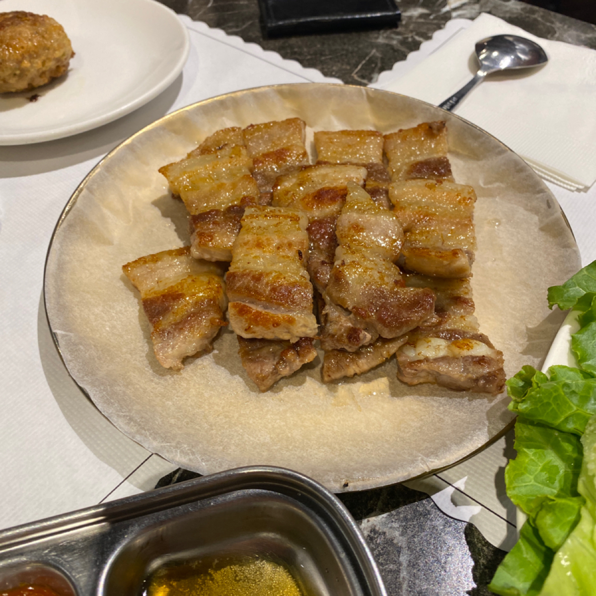 Meal image of 韓食堂한식당: 烤五花 shot by 小羊的食記 JFGT