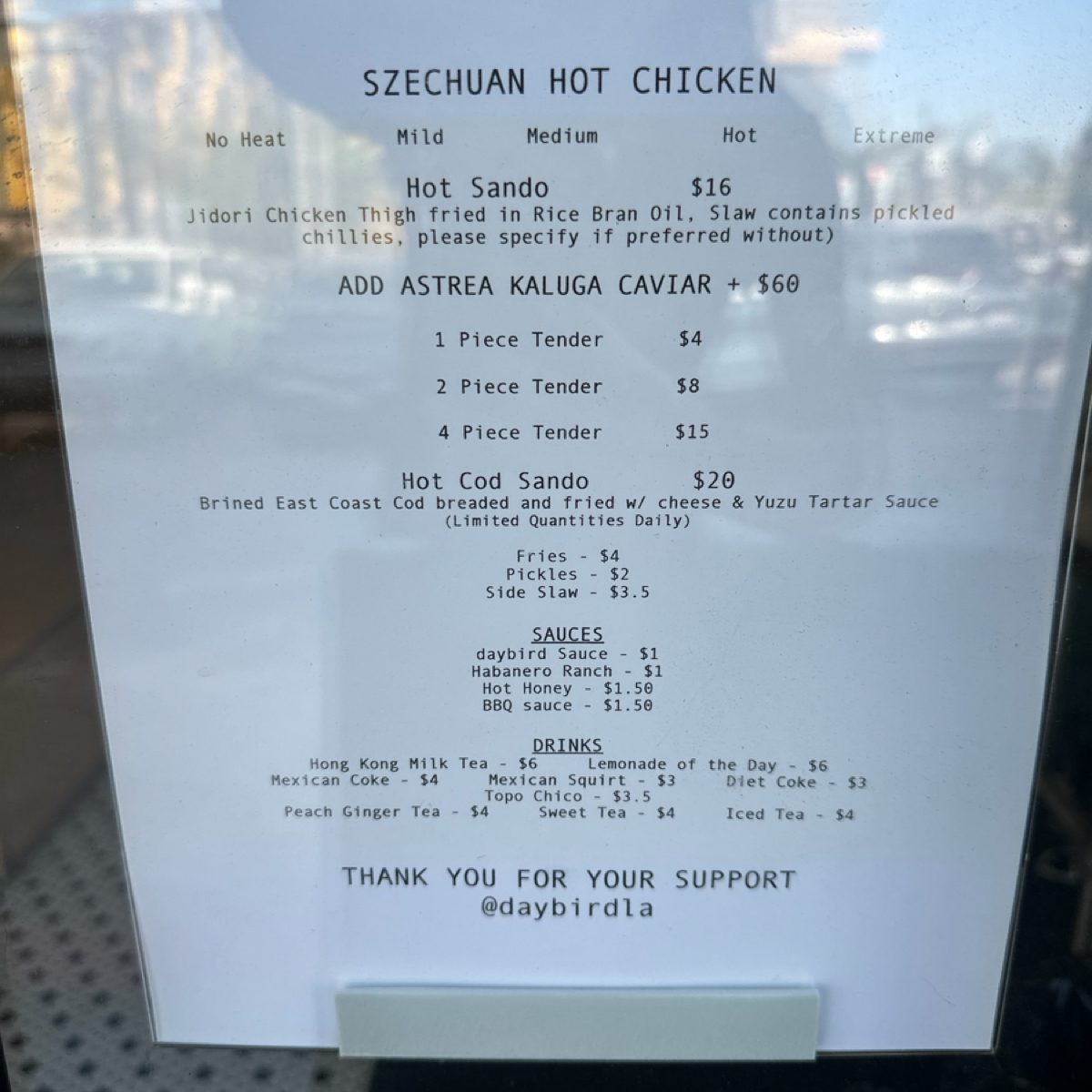 Menu image of daybird:  shot by DeniseWang