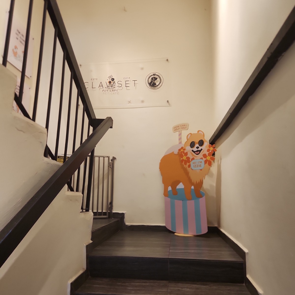 Clawset Pet Cafe の雰囲気の写真：The stairs entrance byblacktaiko 