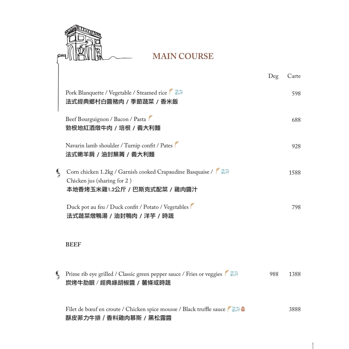 Menu image of Seasons by olivier e.:  shot by 吃貨想自由