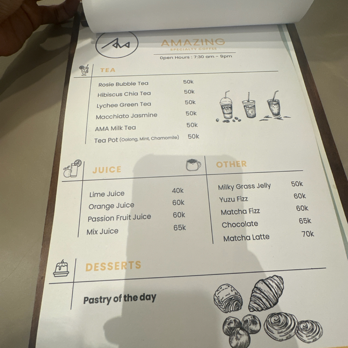 Menu image of AMAZING SPECIALTY COFFEE:  shot by DeniseWang