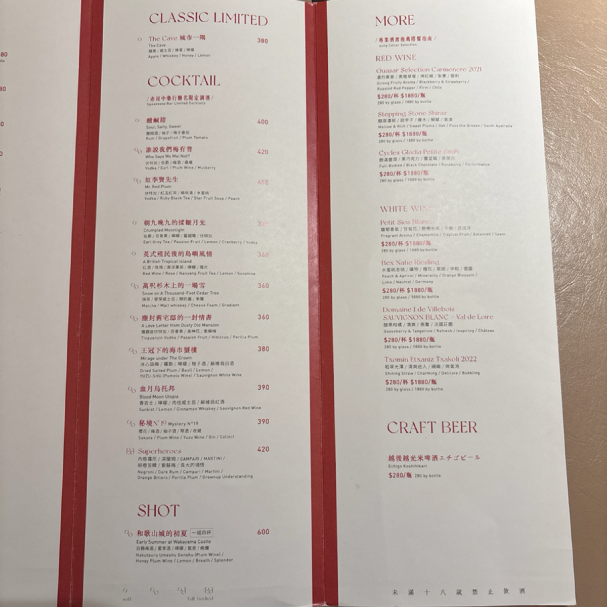Menu image of 嵩SUNG 台北大安:  shot by Sunny吃美食