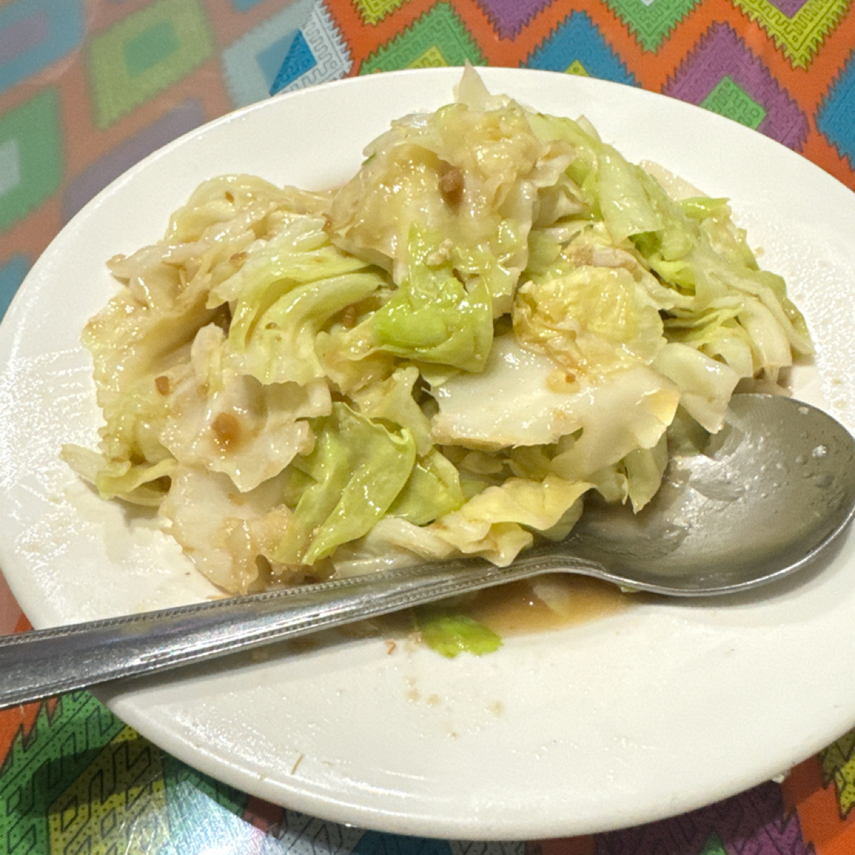 Meal image of 梁庭滇緬饗食: 蝦醬高麗菜 shot by 食、動、健康