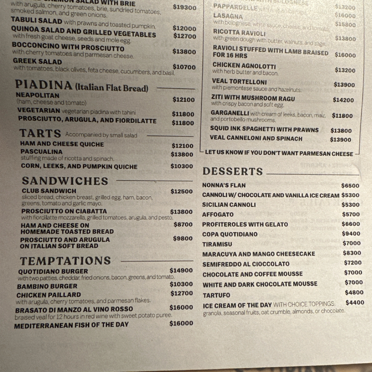 Menu image of Quotidiano Bar de Pastas Belgrano:  shot by DeniseWang